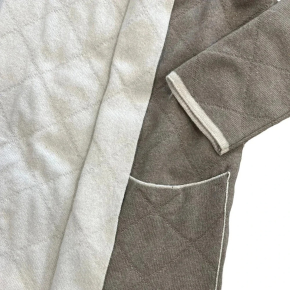 Benedetta B. Brown Merino Wool Blend Cardigan M - Picture 2 of 4